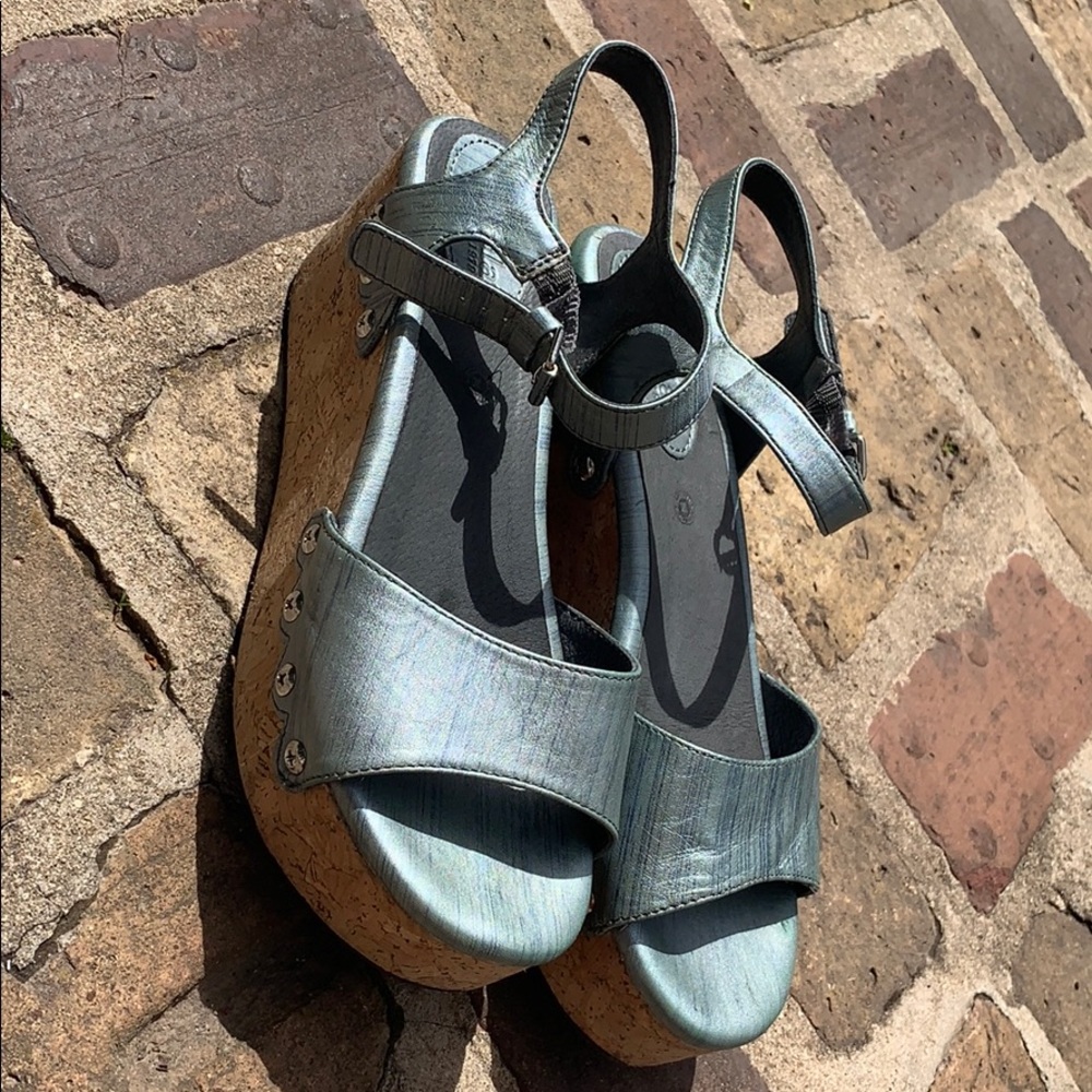 Bussola platform sandals 40 silver